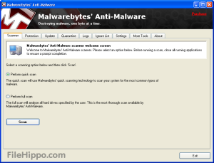 scheduled scan malwarebytes free
